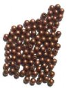 100 3mm Round Antique Copper Metal Beads